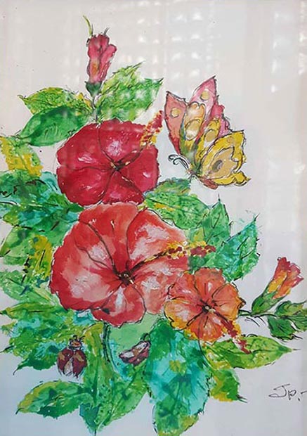 Painting of flowers